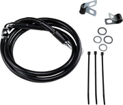 Drag Specialties Extended Length Black Vinyl Brake Line Kit Fits Harley-Davidson Dyna, Sportster Models 1988-2003