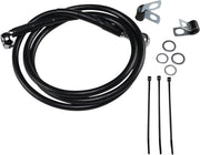 Drag Specialties Extended Length Black Vinyl Brake Line Kit Fits Harley-Davidson Dyna, Sportster Models 1988-2003