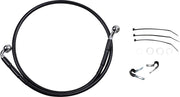 Drag Specialties Stainless Steel Brake Line Kit Fits Harley-Davidson Dyna Models 2000-2005