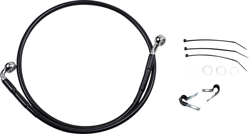 Drag Specialties Stainless Steel Brake Line Kit Fits Harley-Davidson Dyna Models 2000-2005