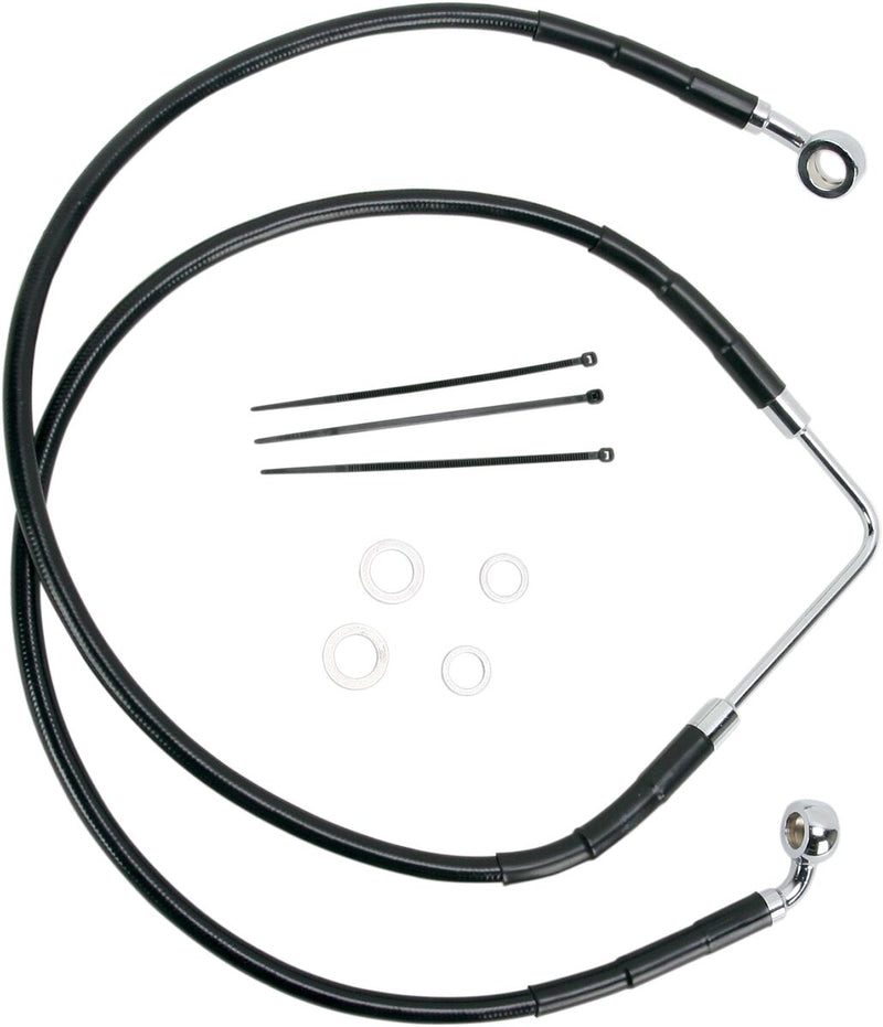 Drag Specialties Stainless Steel Brake Line Kit Fits Harley-Davidson Dyna Models 2006-2007