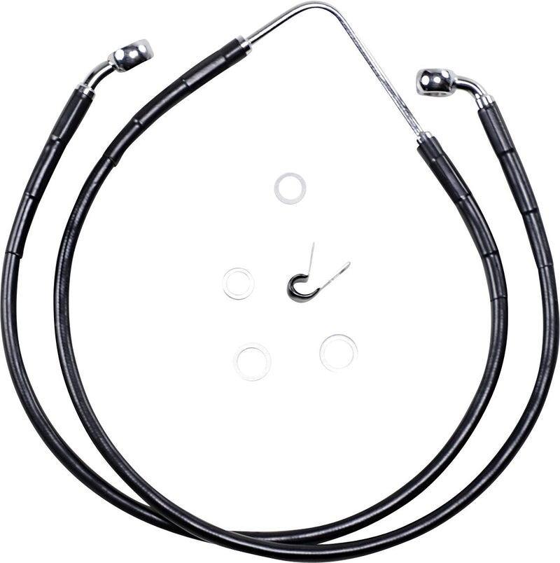 Drag Specialties Stainless Steel Brake Line Kit Fits Harley-Davidson Dyna Models 2006-2007