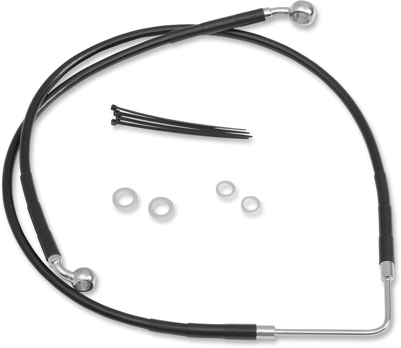 Drag Specialties Stainless Steel Brake Line Kit Fits Harley-Davidson Dyna Models 2006-2007