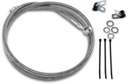 Drag Specialties Extended Length Stainless Steel Brake Line Kit Fits Harley-Davidson Dyna, Sportster Models 1988-2003