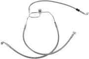 Drag Specialties Stainless Steel Brake Line Kit Fits Harley-Davidson Dyna Models 2008-2015