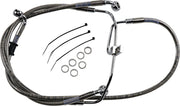 Drag Specialties Extended Length Stainless Steel Brake Line Kit Fits Harley-Davidson Dyna Models 2008-2015