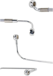 Drag Specialties Stainless Steel Brake Line Kit Fits Harley-Davidson Touring Models 2009-2013