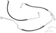 Drag Specialties Stainless Steel Brake Line Kit Fits Harley-Davidson Touring Models 2009-2013