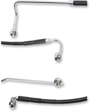 Drag Specialties Stainless Steel Brake Line Kit Fits Harley-Davidson Touring Models 2009-2013