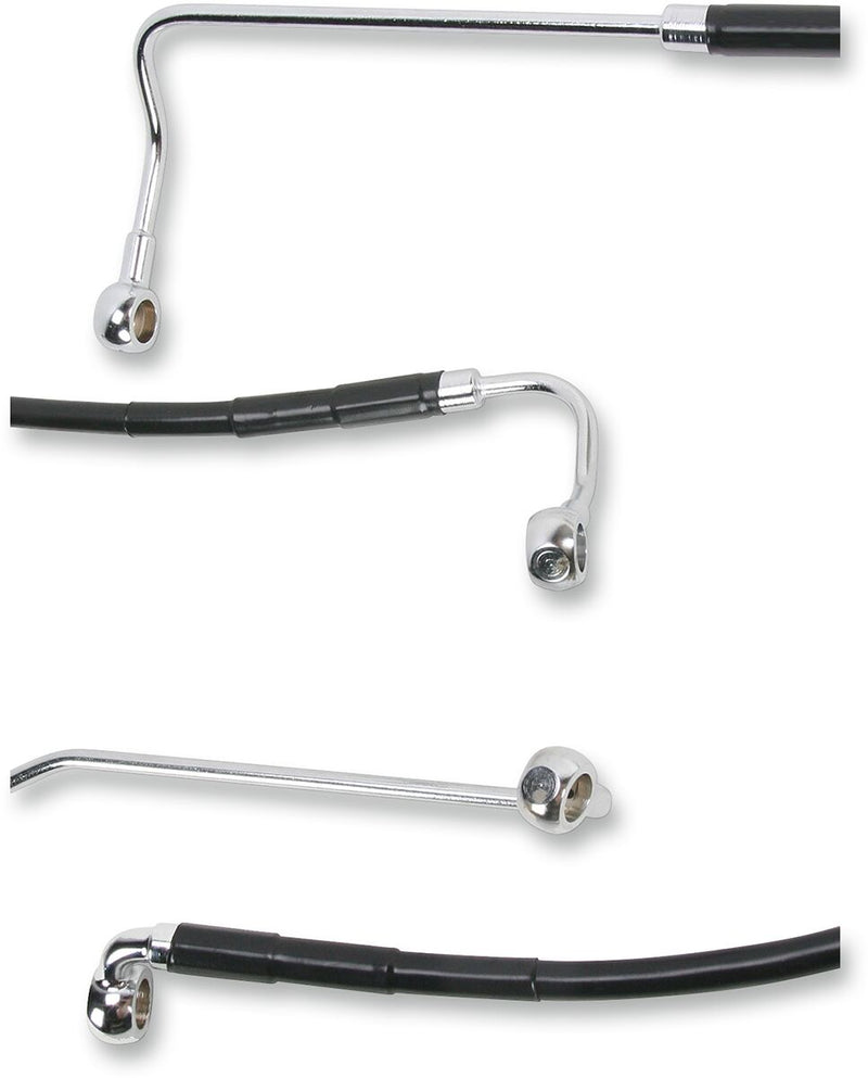 Drag Specialties Stainless Steel Brake Line Kit Fits Harley-Davidson Touring Models 2009-2013