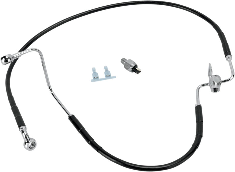 Drag Specialties Stainless Steel Brake Line Kit Fits Harley-Davidson Softail Models 2008-2011