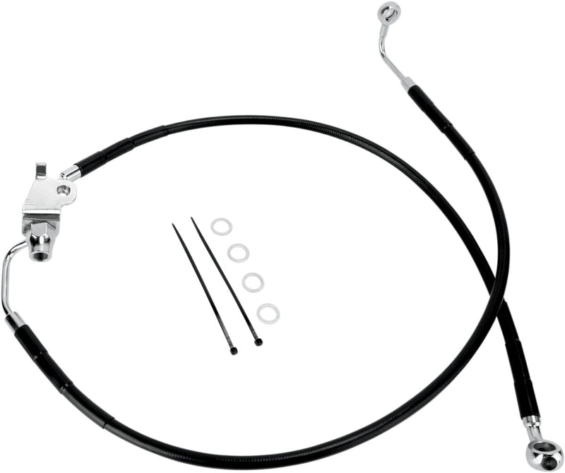 Drag Specialties Stainless Steel Brake Line Kit Fits Harley-Davidson Sportster Models 2004-2013