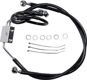 Extended Length Black Vinyl Brake Line Kit