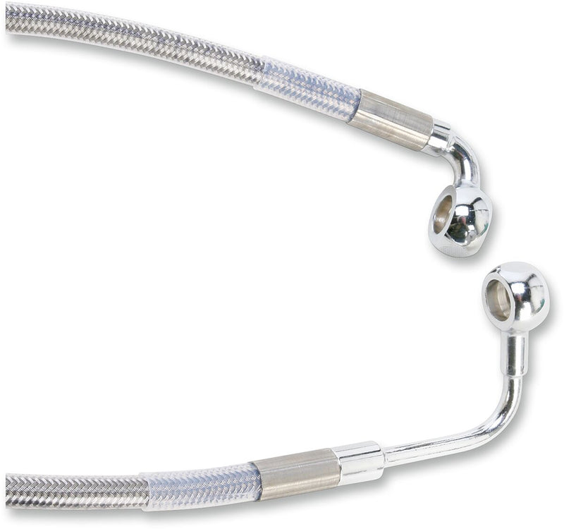 Drag Specialties Stainless Steel Brake Line Kit Fits Harley-Davidson Touring Models 2003-2008