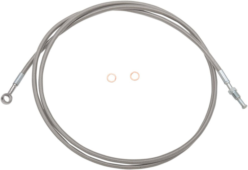 LA Choppers Clutch Line Cable Clear Hydraulic Stainless Steel #LA-8052C16