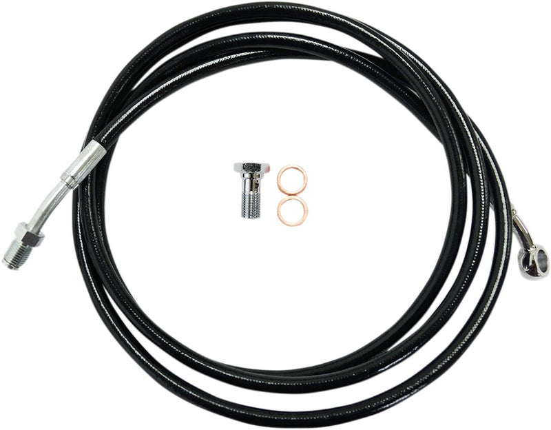 LA Choppers Clutch Line Cable Black Hydraulic Vinyl #LA-8052C16B