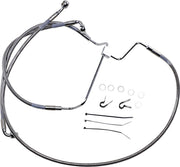 Drag Specialties Extended Length Stainless Steel Brake Line Kit #614085-10