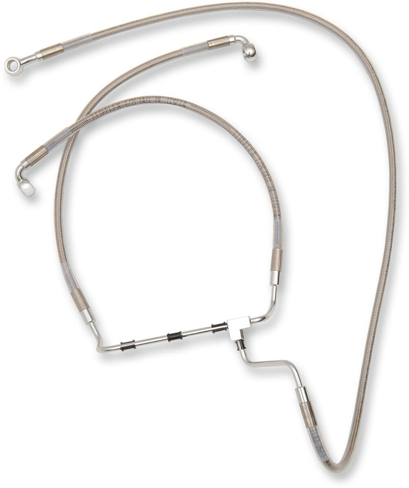 Drag Specialties Extended Length Stainless Steel Brake Line Kit #614085-10