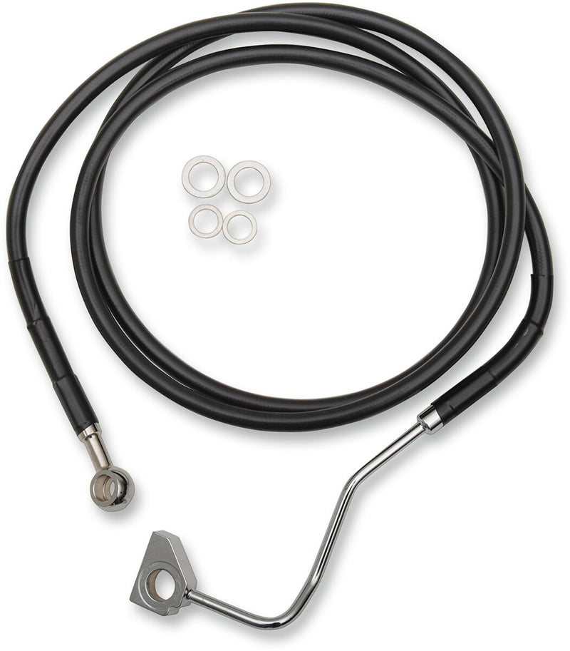 Drag Specialties Stainless Steel Brake Line Kit #614220-BLK