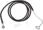 Drag Specialties Extended Length Black Vinyl Brake Line Kit #614220-6BLK