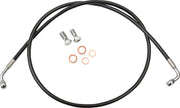 Black Braided Brake Line Kit Dyna, Softail, Touring #LA-8100B08B