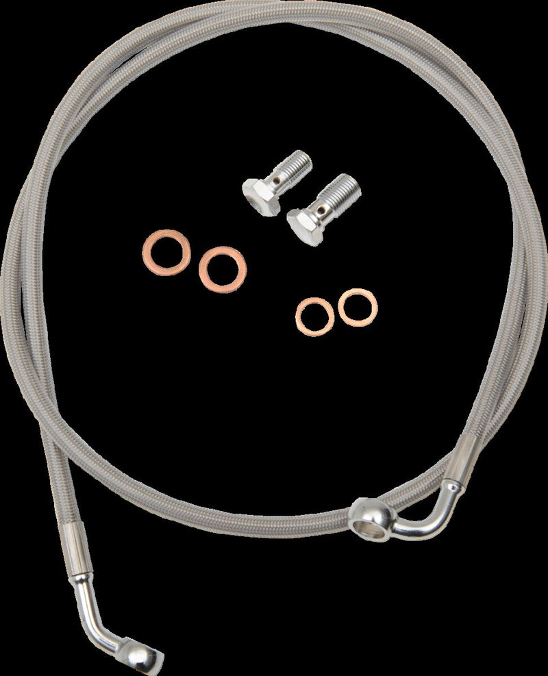 Stainless Steel Brake Line Kit Dyna, Softail, Touring
