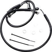 Drag Specialties Extended Length Brake Line #614743-4BLK