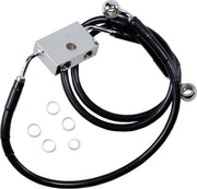 Drag Specialties Extended Length Brake Line #614745-8BLK