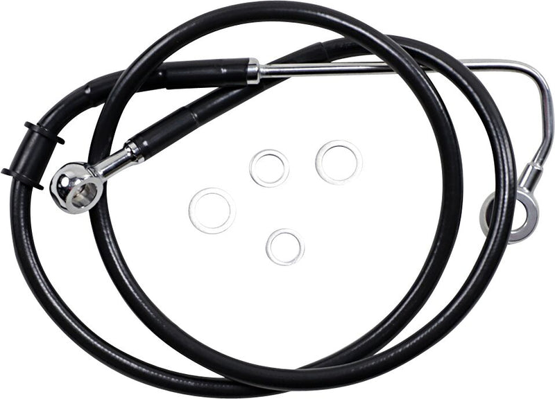 Drag Specialties Extended Length Stainless Steel Brake Line Fits Harley-Davidson Softail Models 2015-2017