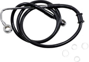 Drag Specialties Extended Length Stainless Steel Brake Line Fits Harley-Davidson Softail Models 2015-2017
