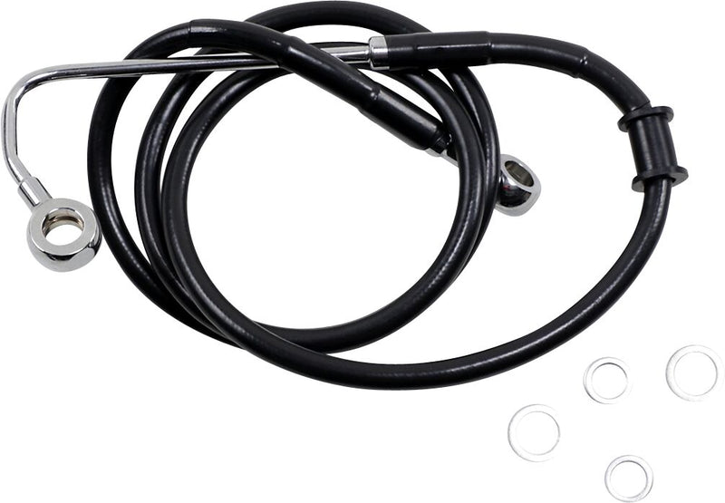 Drag Specialties Extended Length Stainless Steel Brake Line Fits Harley-Davidson Softail Models 2015-2017