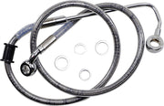 Drag Specialties Extended Length Stainless Steel Brake Line Fits Harley-Davidson Softail Models 2015-2017