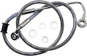 Drag Specialties Extended Length Stainless Steel Brake Line Fits Harley-Davidson Softail Models 2015-2017