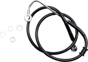Drag Specialties Extended Length Stainless Steel Brake Line Fits Harley-Davidson Softail Models 2015-2017
