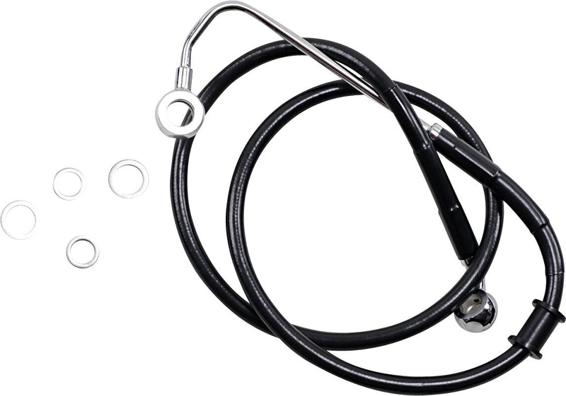 Drag Specialties Extended Length Stainless Steel Brake Line Fits Harley-Davidson Softail Models 2015-2017