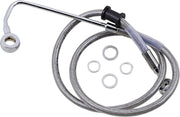 Drag Specialties Extended Length Stainless Steel Brake Line Fits Harley-Davidson Softail Models 2015-2017