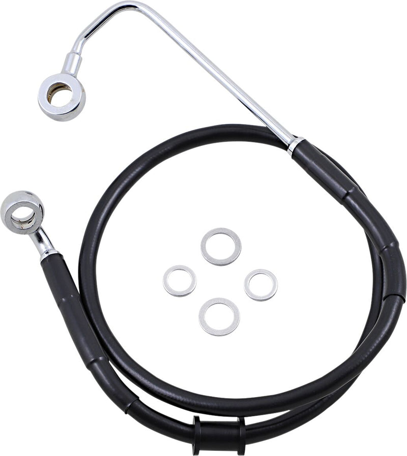 Drag Specialties Stainless Steel Brake Line Kit Fits Harley-Davidson Softail Models 2015-2017