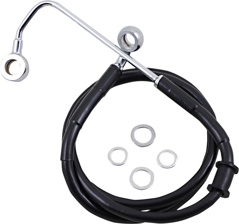 Drag Specialties Extended Length Stainless Steel Brake Line Fits Harley-Davidson Softail Models 2015-2017