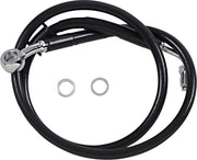 Drag Specialties Extended Length Stainless Steel Brake Line Fits Harley-Davidson Softail Models 2018-2024