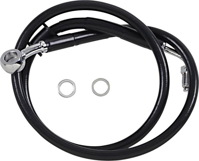 Drag Specialties Extended Length Stainless Steel Brake Line Fits Harley-Davidson Softail Models 2018-2024