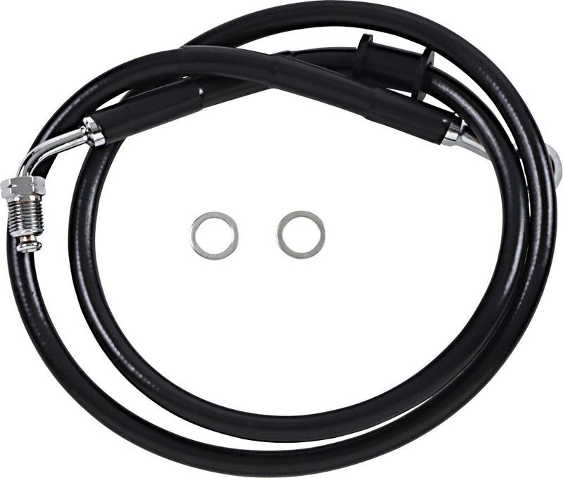 Drag Specialties Extended Length Stainless Steel Brake Line Fits Harley-Davidson Softail Models 2018-2024