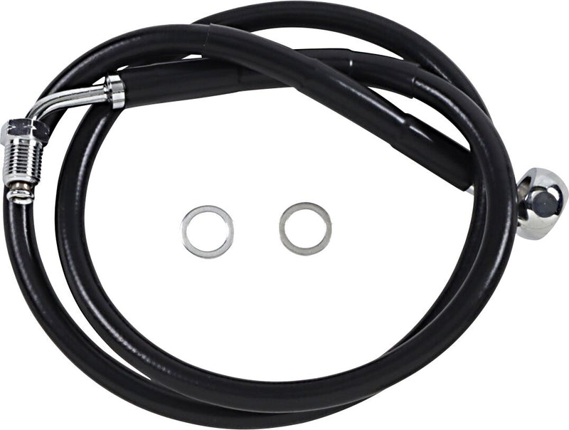 Drag Specialties Extended Length Stainless Steel Brake Line Fits Harley-Davidson Softail Models 2018-2023