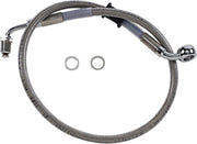 Drag Specialties Stainless Steel Brake Line Kit Fits Harley-Davidson Softail Models 2018-2024