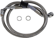 Drag Specialties Extended Length Stainless Steel Brake Line Fits Harley-Davidson Softail Models 2018-2024