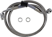Drag Specialties Extended Length Stainless Steel Brake Line Fits Harley-Davidson Softail Models 2018-2024