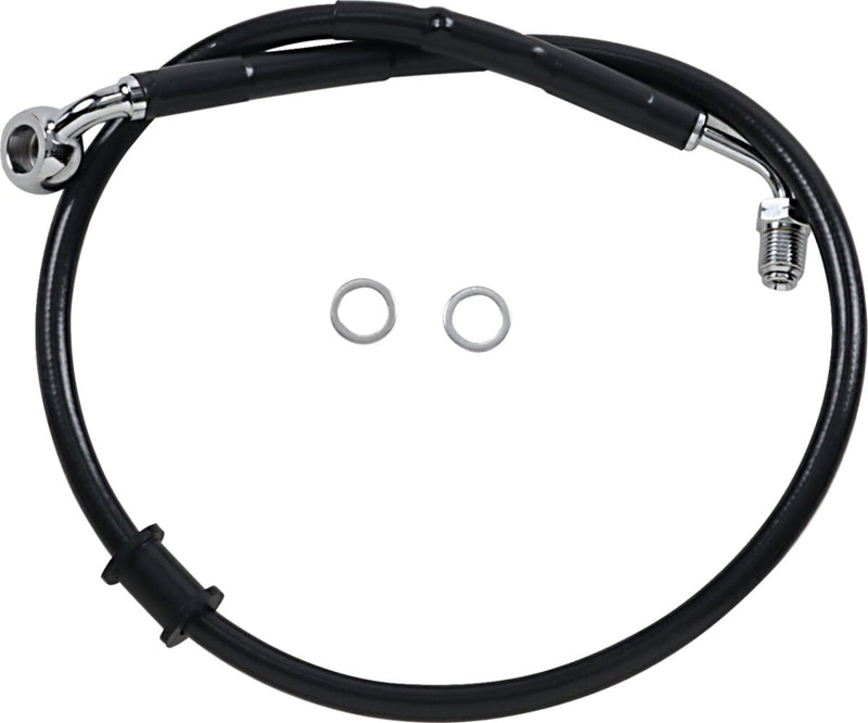 Drag Specialties Extended Length Stainless Steel Brake Line Fits Harley-Davidson Softail Models 2018-2024