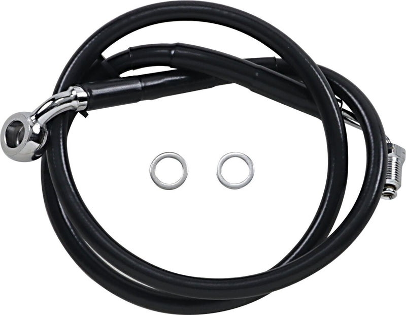 Drag Specialties Extended Length Stainless Steel Brake Line Fits Harley-Davidson Softail Models 2018-2024