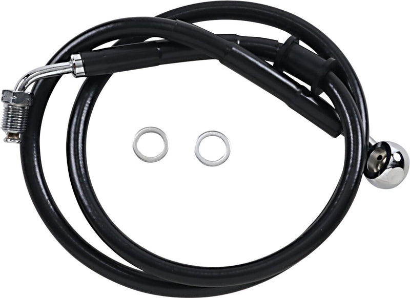 Drag Specialties Extended Length Stainless Steel Brake Line Fits Harley-Davidson Softail Models 2018-2024