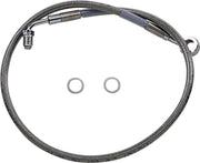Drag Specialties Extended Length Stainless Steel Brake Line Fits Harley-Davidson Softail Models 2018-2024