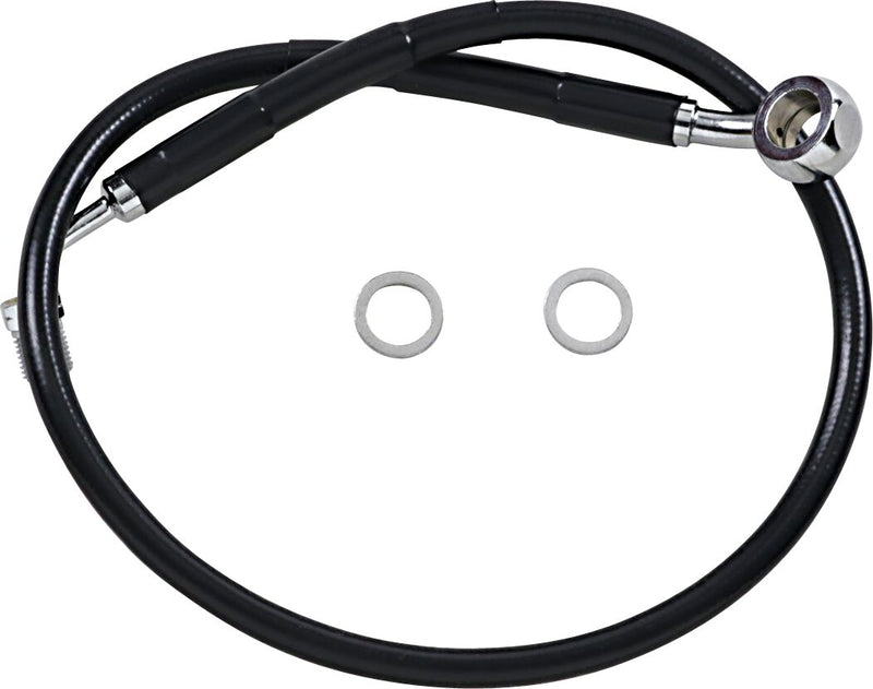 Drag Specialties Extended Length Stainless Steel Brake Line Fits Harley-Davidson Softail Models 2018-2024
